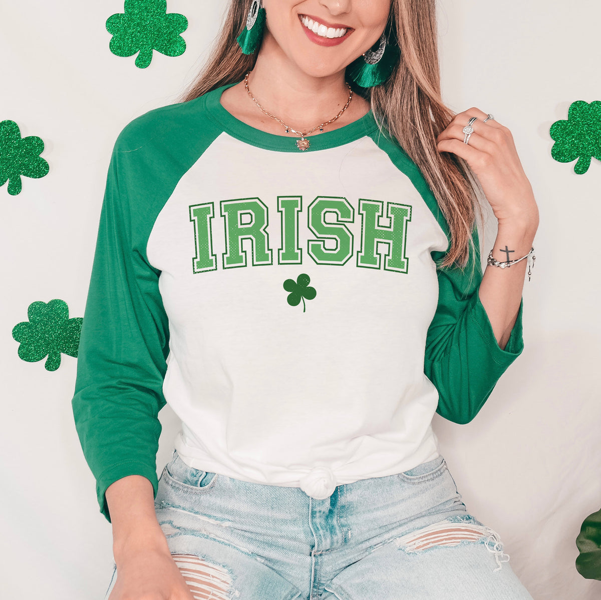 Irish Collegiate Raglan
