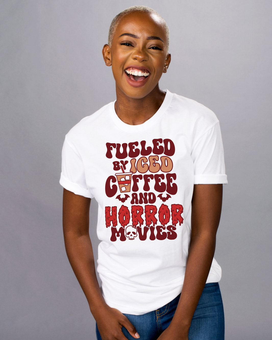 Iced Coffee And Horror Shirt