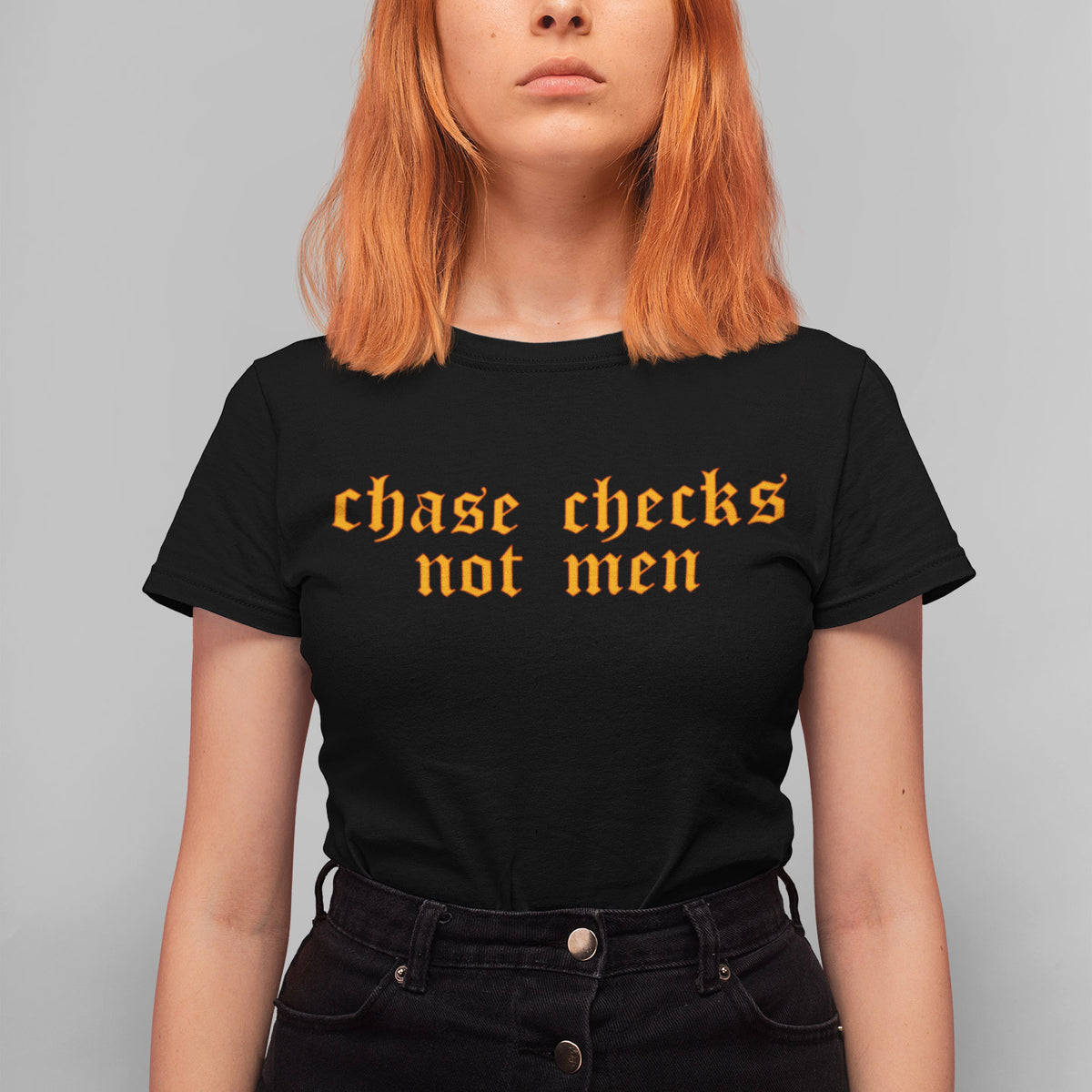 Chase Checks Not Men Shirt