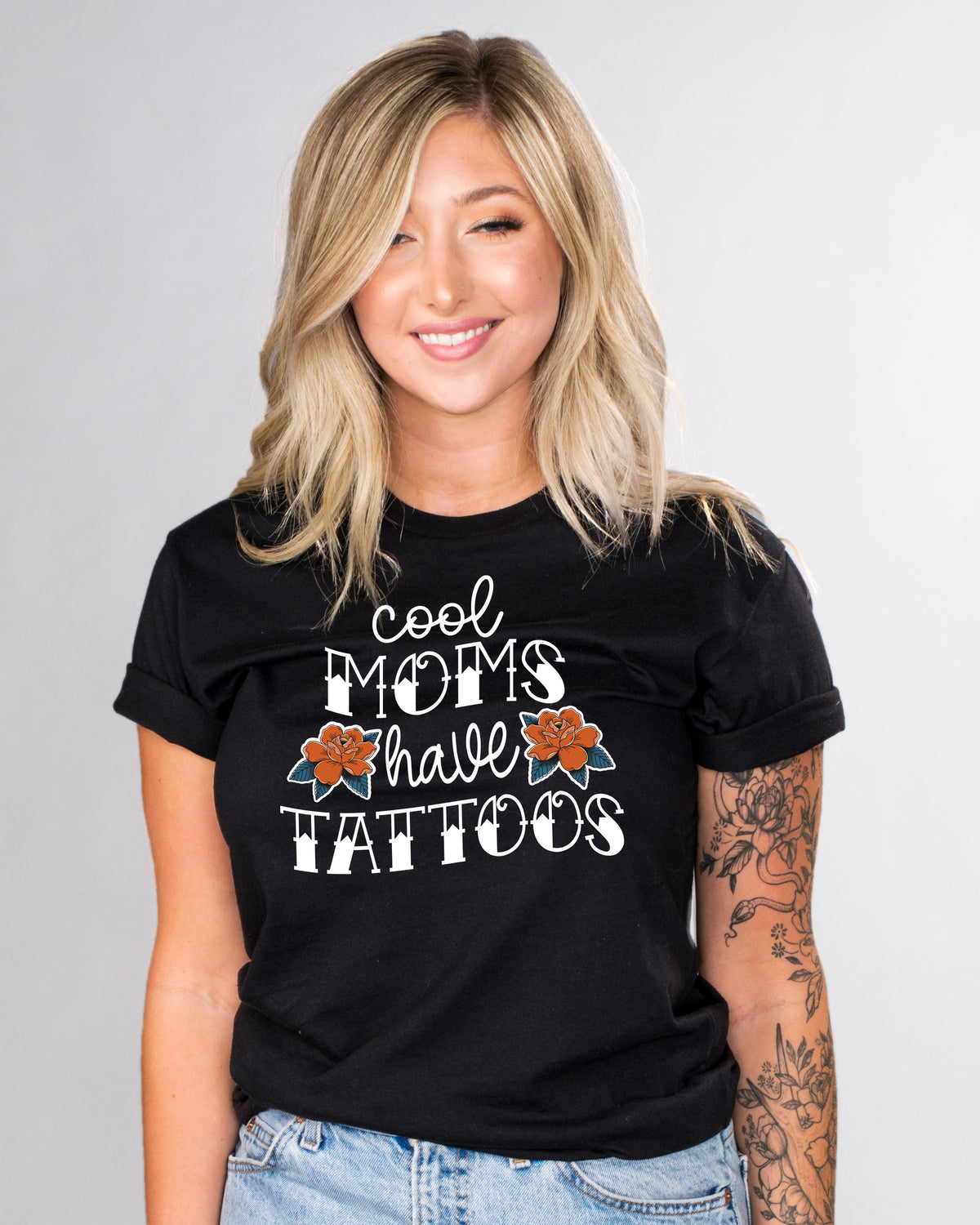 Cool Moms Have Tattoos Shirt