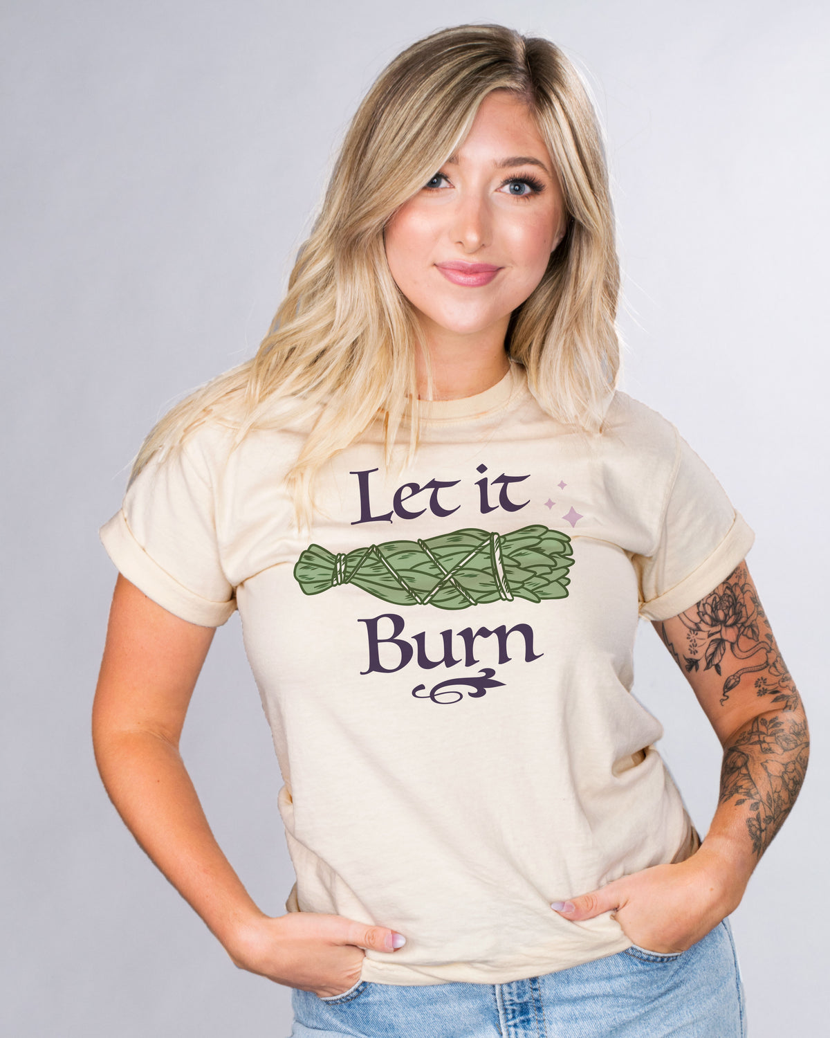 Let It Burn Sage Shirt