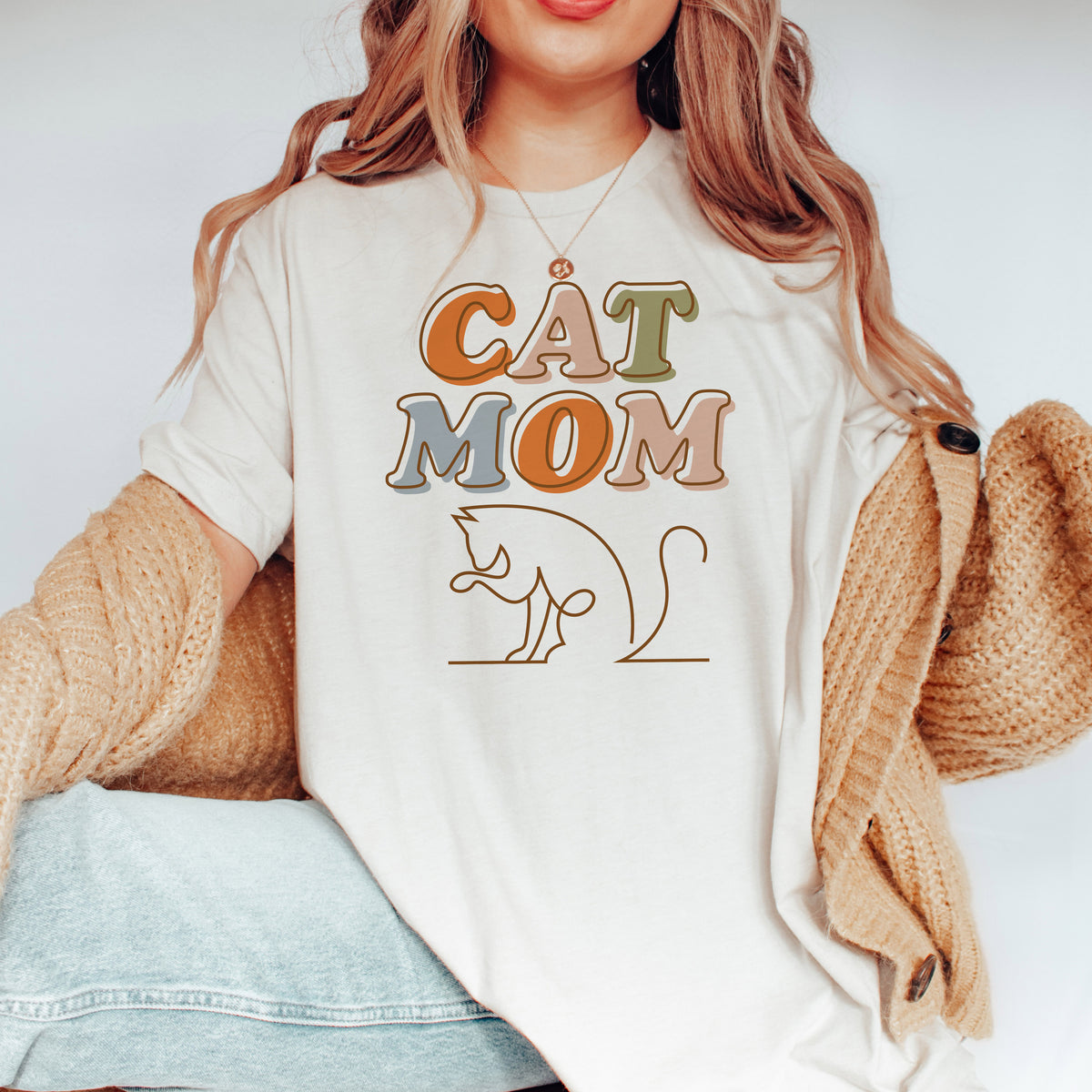Simple Cat Mom Shirt