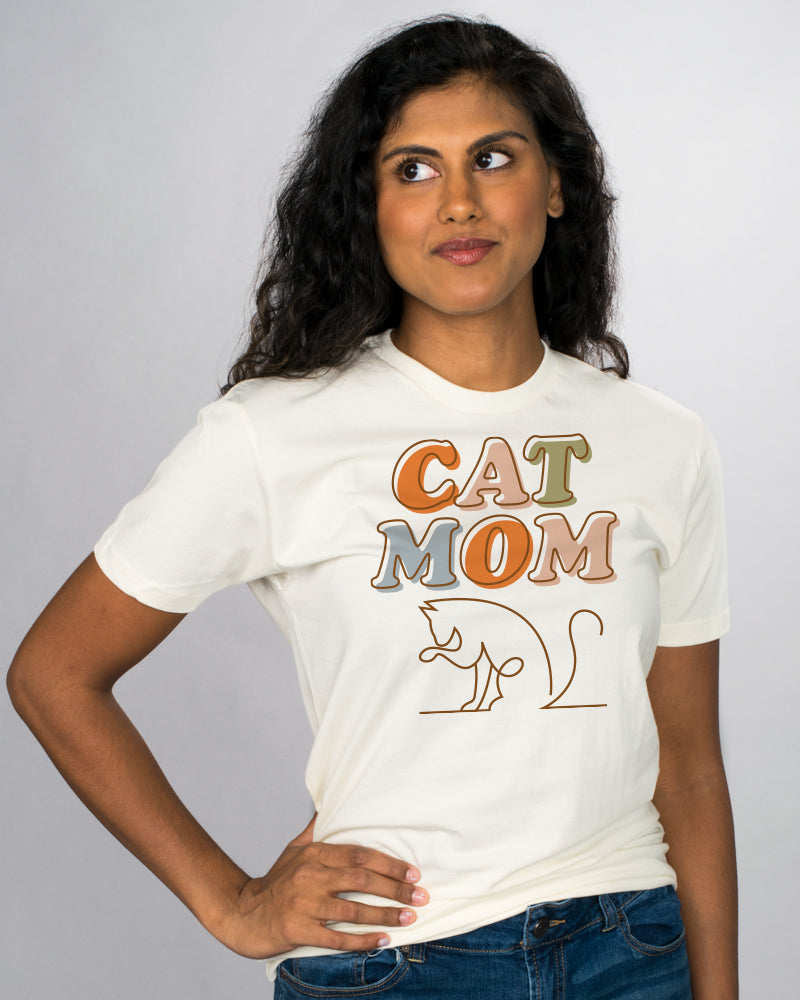 Simple Cat Mom Shirt