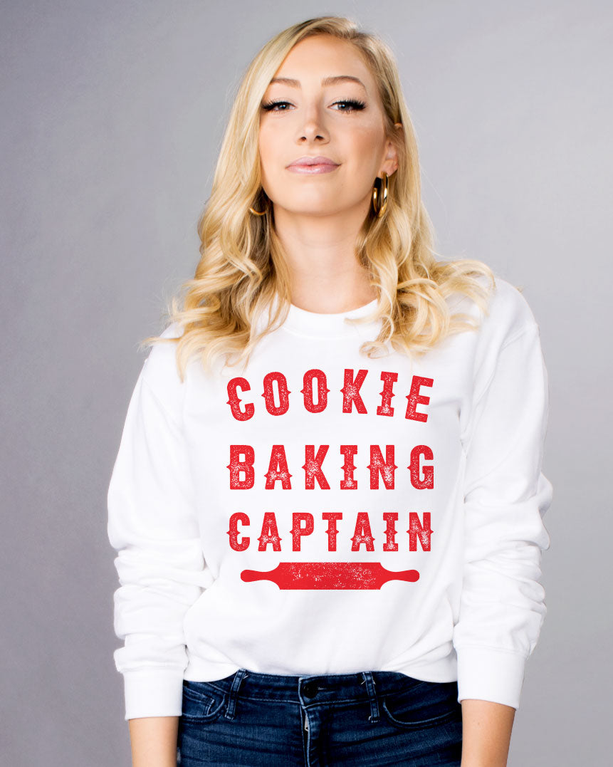 Cookie Baking Captain Sweatshirt - Femfetti