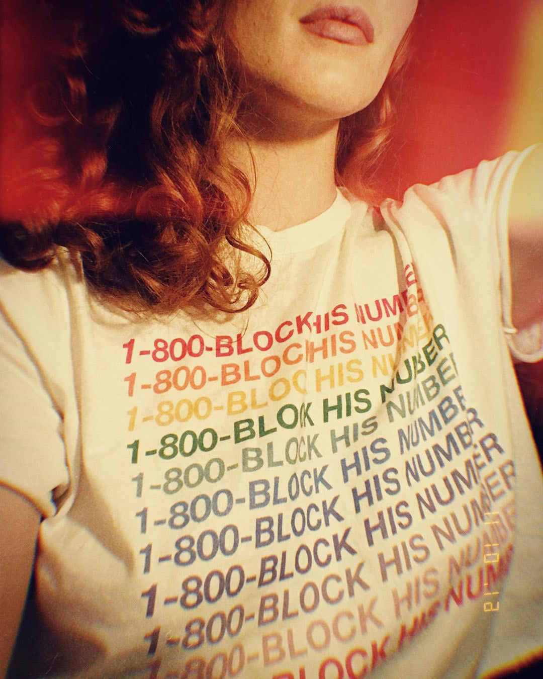 Block His Number Shirt
