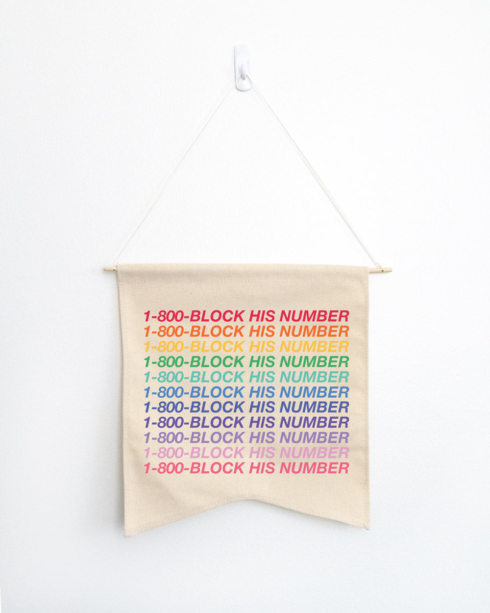 Block His Number Wall Hang - Femfetti