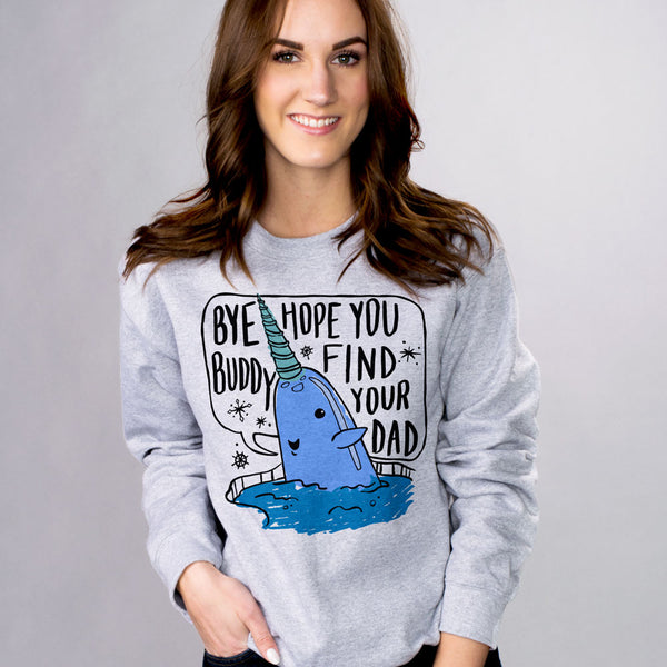 Buddy the elf narwhal clearance sweater