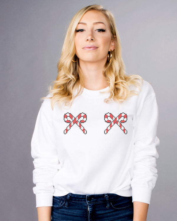 Candy cane hotsell heart sweater