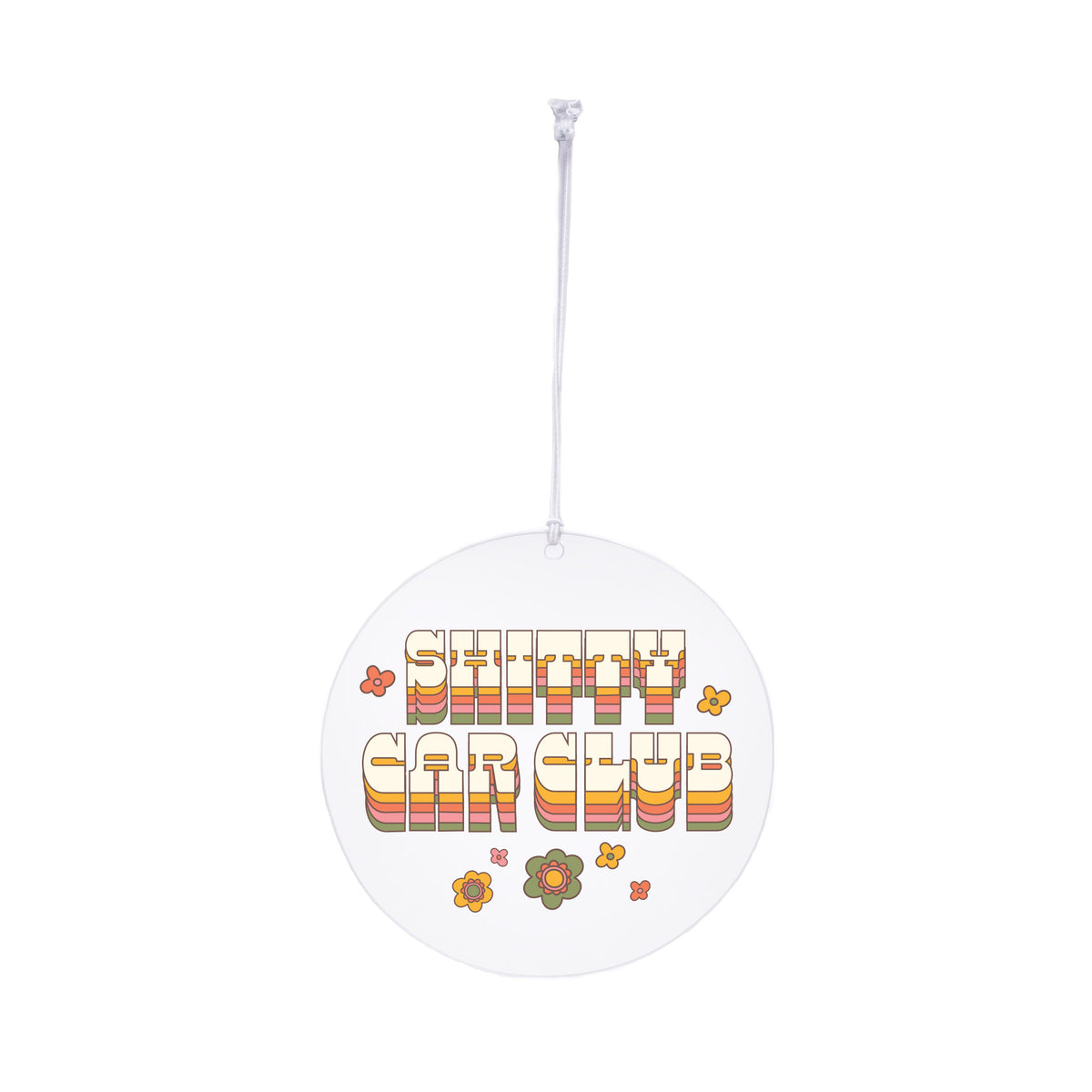 Shitty Car Club Rearview Mirror Hang