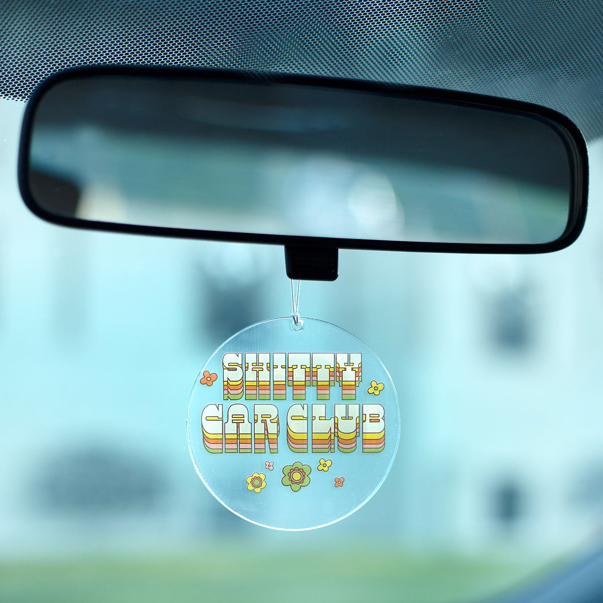 Shitty Car Club Rearview Mirror Hang