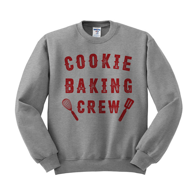 Cookie Baking Crew Crewneck Sweatshirt - Femfetti