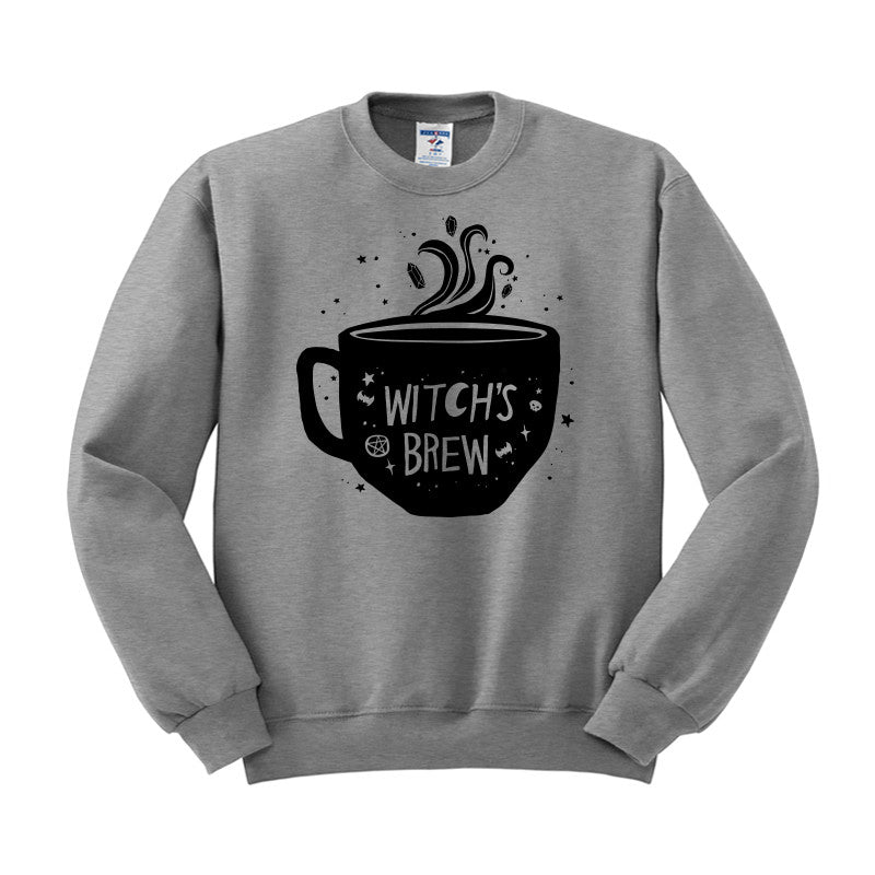 Witch&#39;s Brew Coffee Crewneck Sweatshirt - Femfetti
