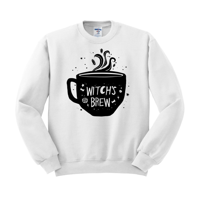 Witch&#39;s Brew Coffee Crewneck Sweatshirt - Femfetti