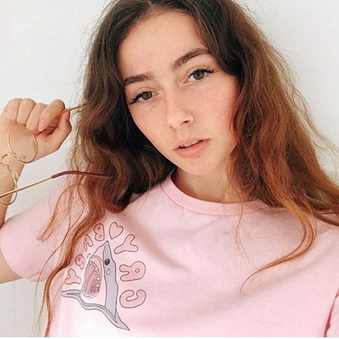 Crybaby Shark Tee - Femfetti