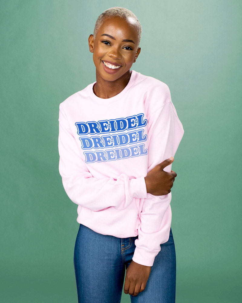 Dreidel Dreidel Dreidel Crewneck Sweatshirt - Femfetti