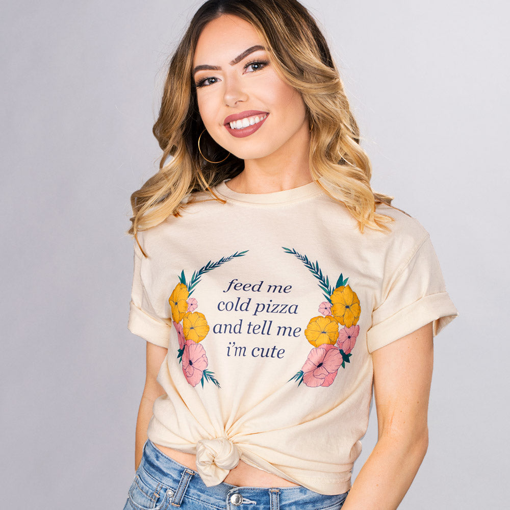 Feed Me Pizza Shirt - Femfetti