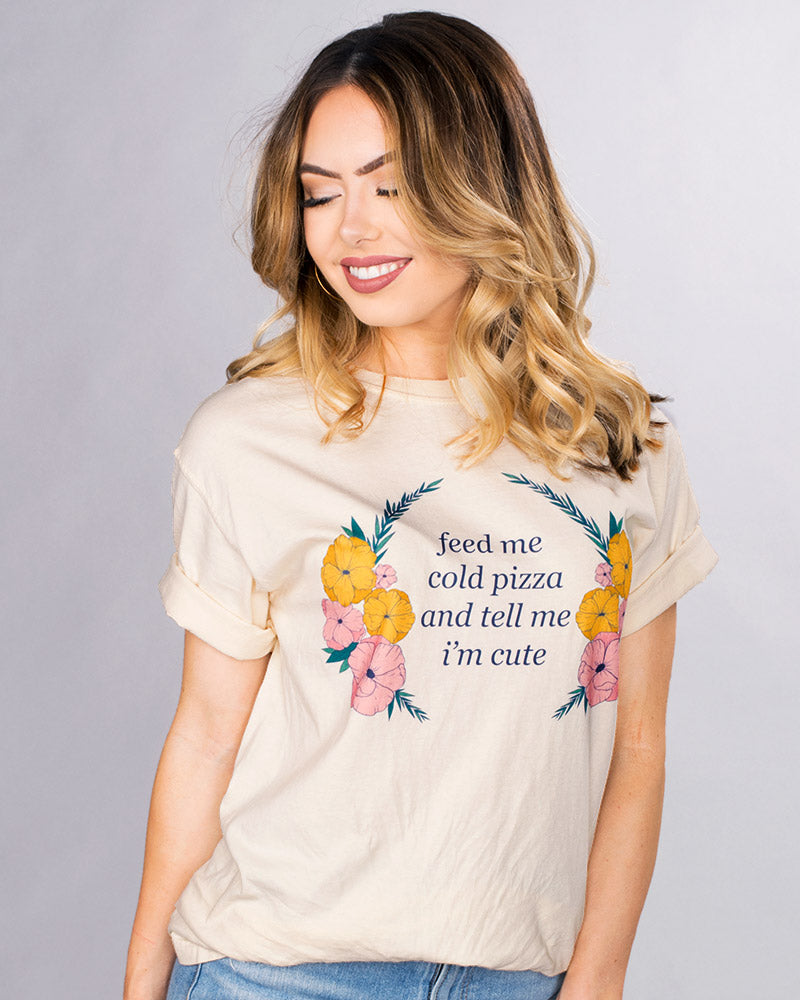 Feed Me Pizza Shirt - Femfetti