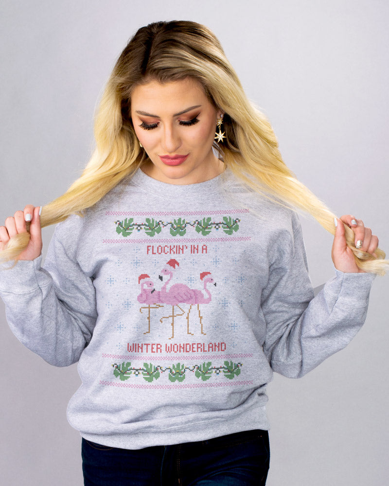 Flocking In A Wonderland Sweatshirt - Femfetti