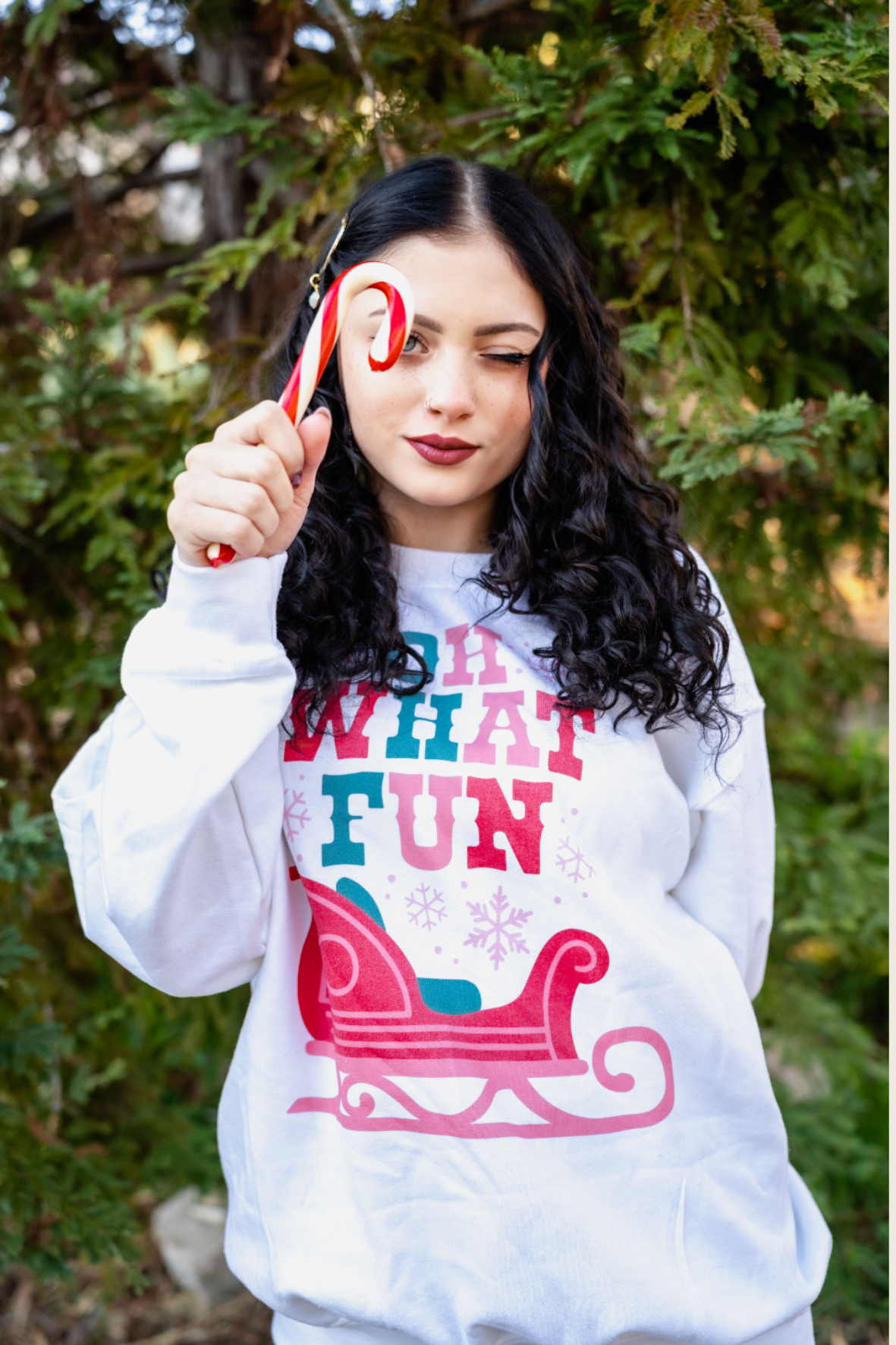 Oh What Fun Sleigh Sweatshirt