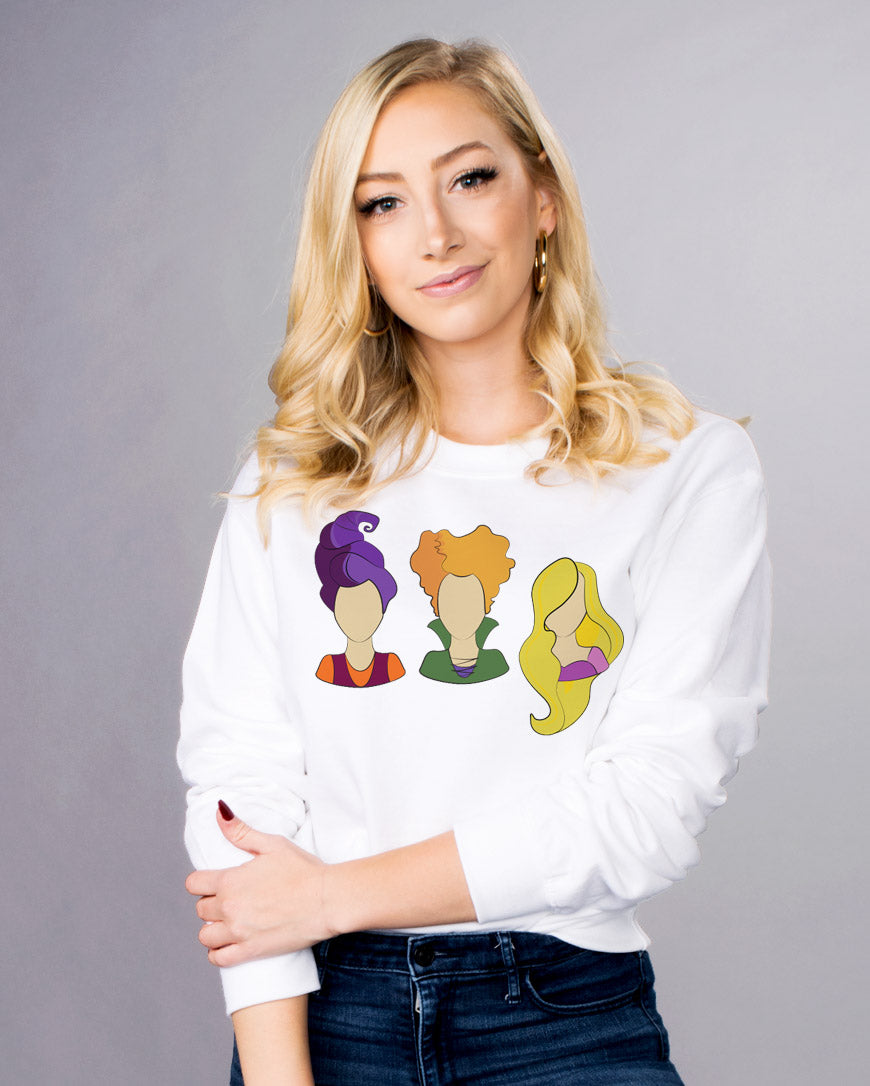 Hocus Pocus Heads Sweatshirt - Femfetti