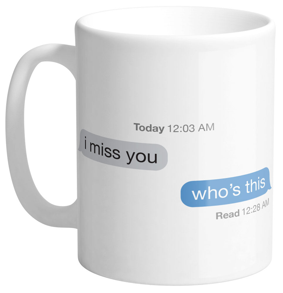 I Miss You Text Mug - Femfetti