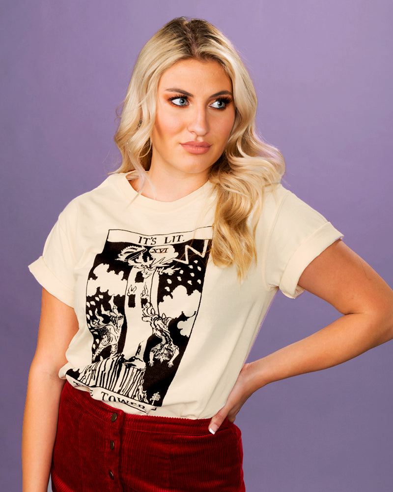 It&#39;s Lit Tarot Card Shirt - Femfetti