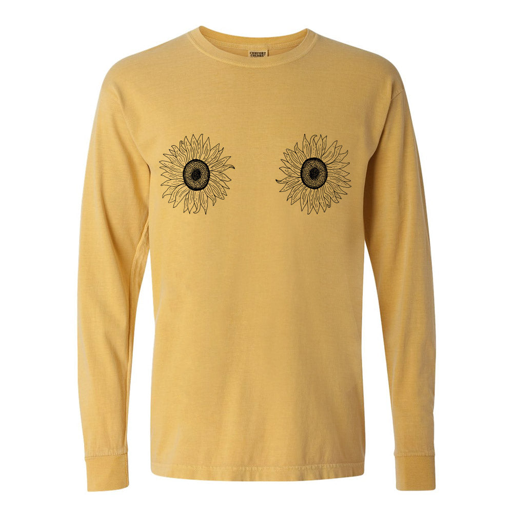Sunflower Boobs Long Sleeve - Femfetti