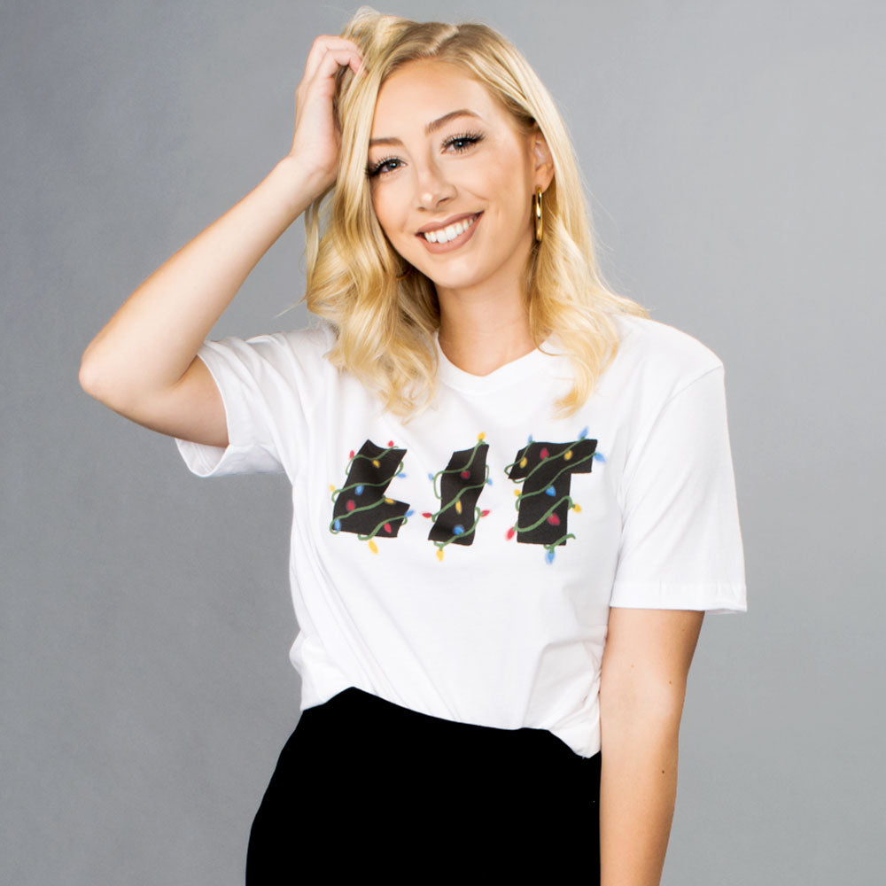 Christmas Lit Shirt - Femfetti