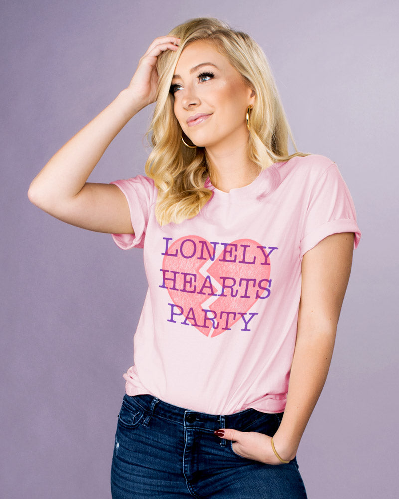Lonely Hearts Party Shirt - Femfetti
