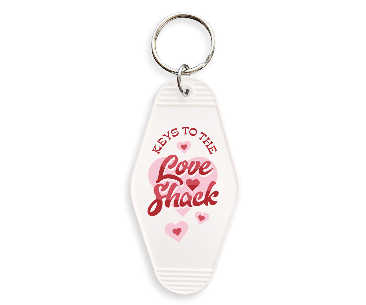 Keys to the Love Shack Motel Keychain