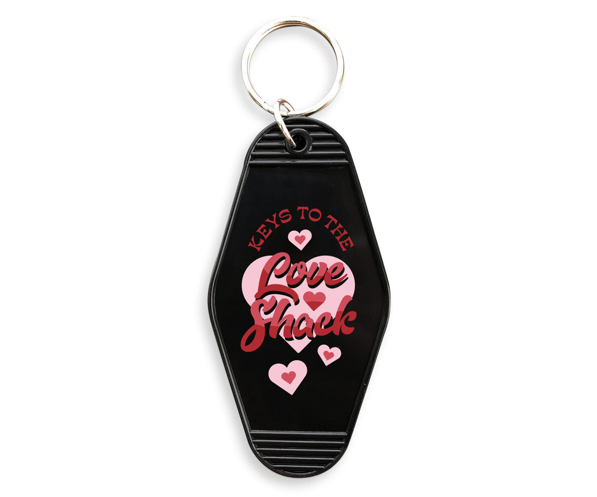 Keys to the Love Shack Motel Keychain