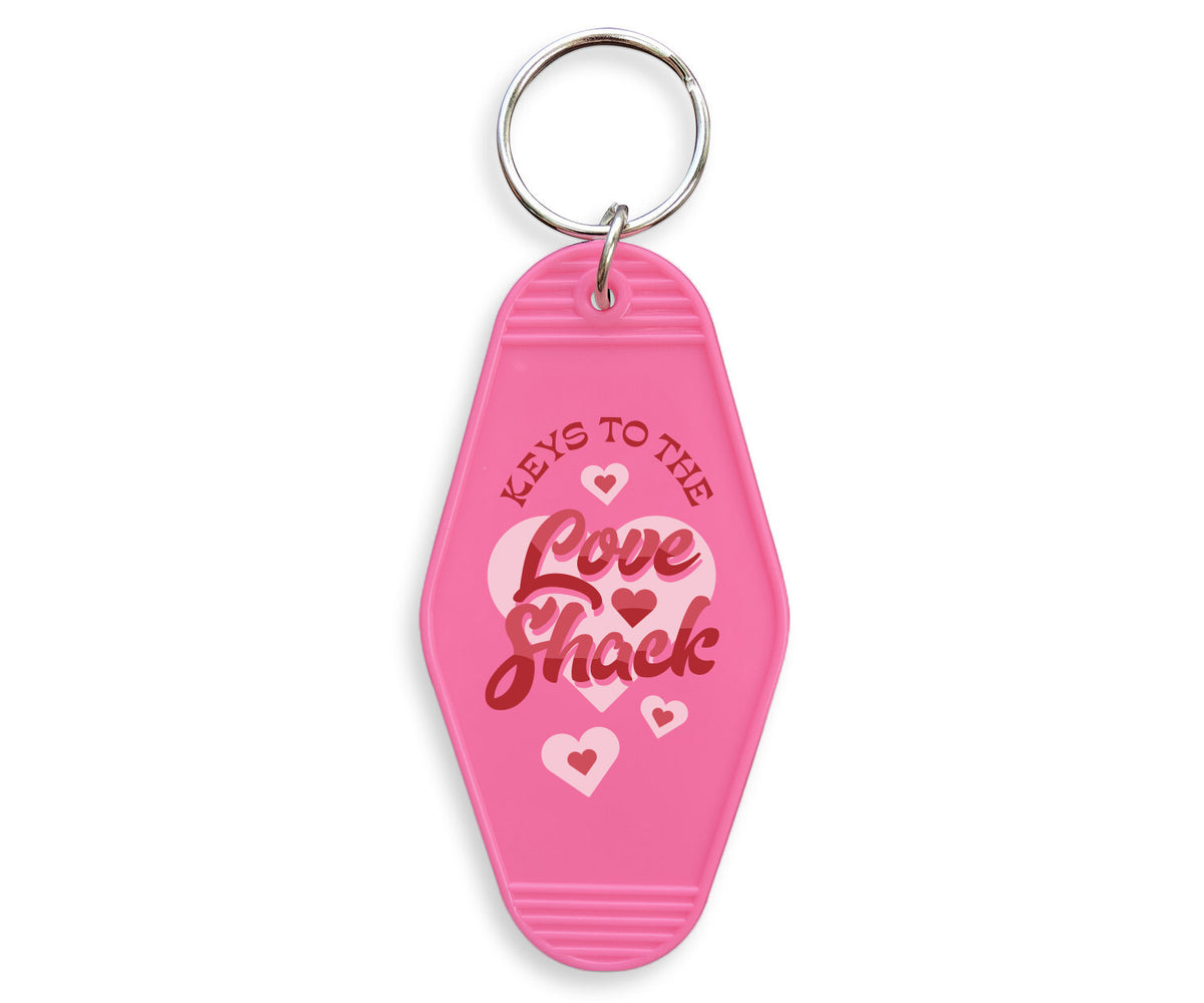Keys to the Love Shack Motel Keychain
