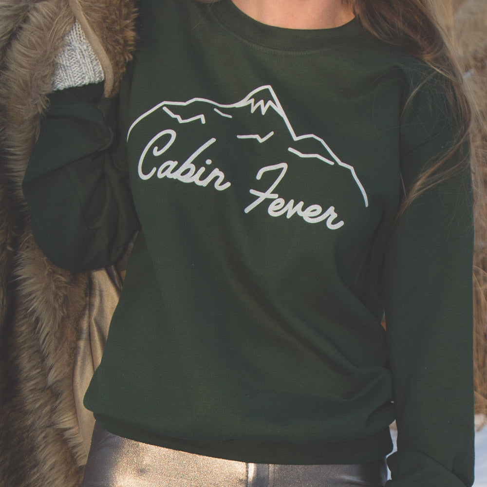 Cabin Fever Crewneck Sweatshirt - Femfetti