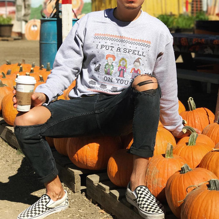 I Put a Spell on You Hocus Pocus Crewneck Sweatshirt - Femfetti