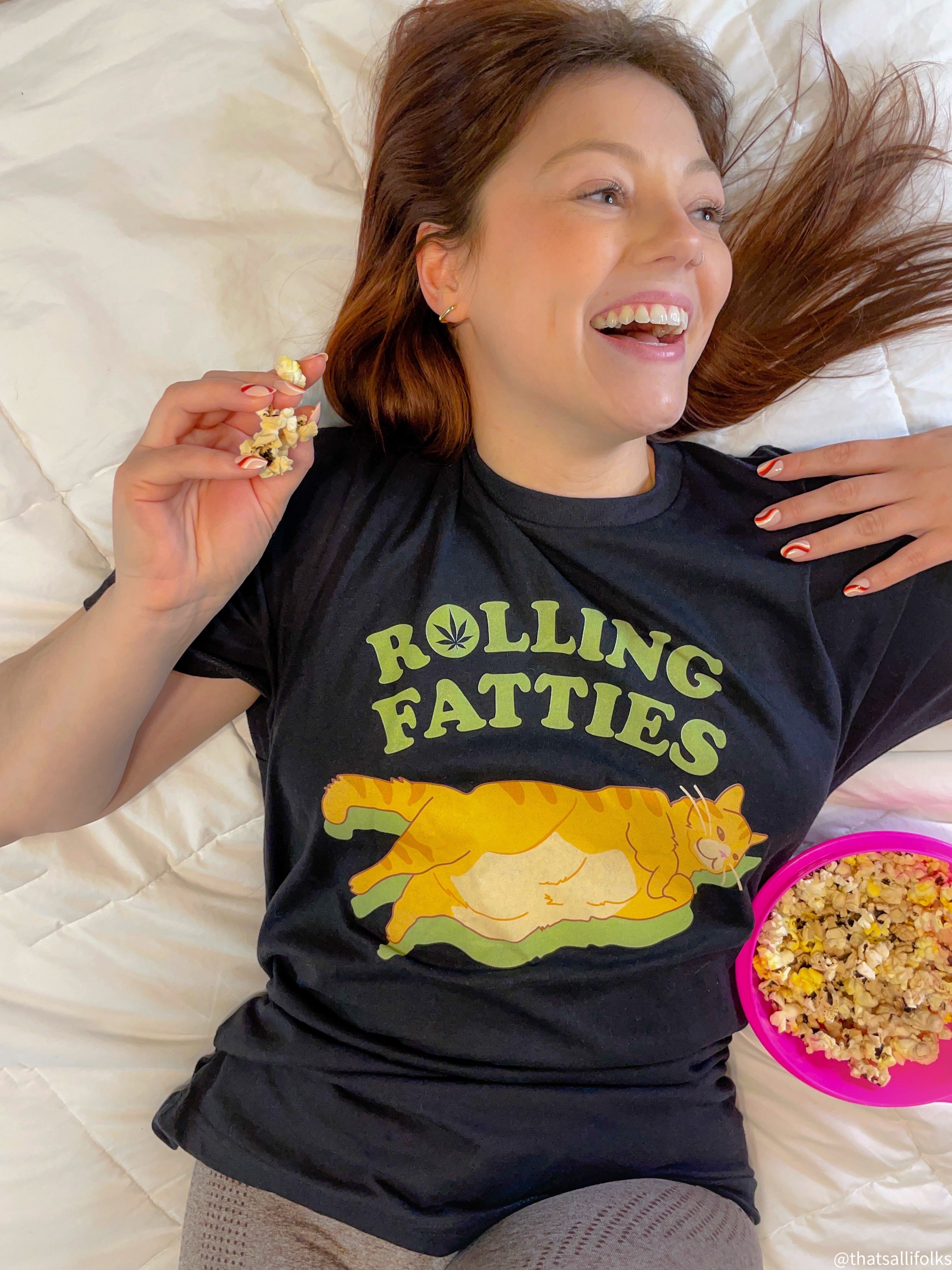 dress shirt fatties Rolling fatties cat shirt, hoodie, sweater, longsleeve and V-neck T-shirt