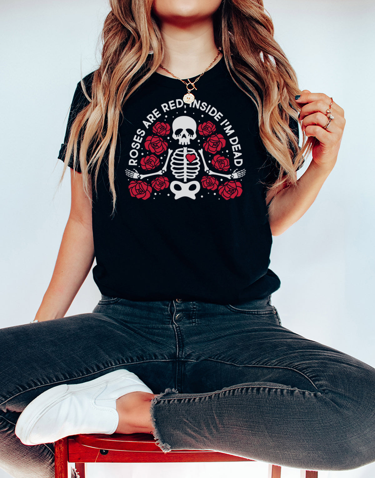 Red Roses Inside I&#39;m Dead Shirt