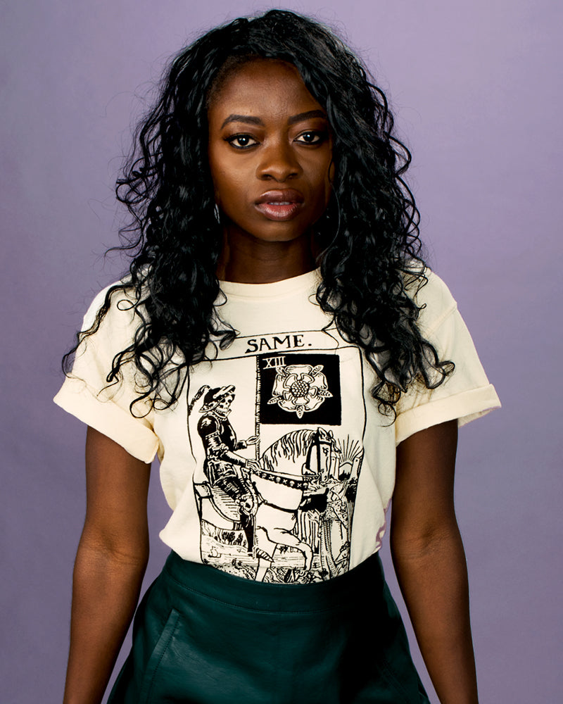 Same Death Tarot Card Shirt - Femfetti