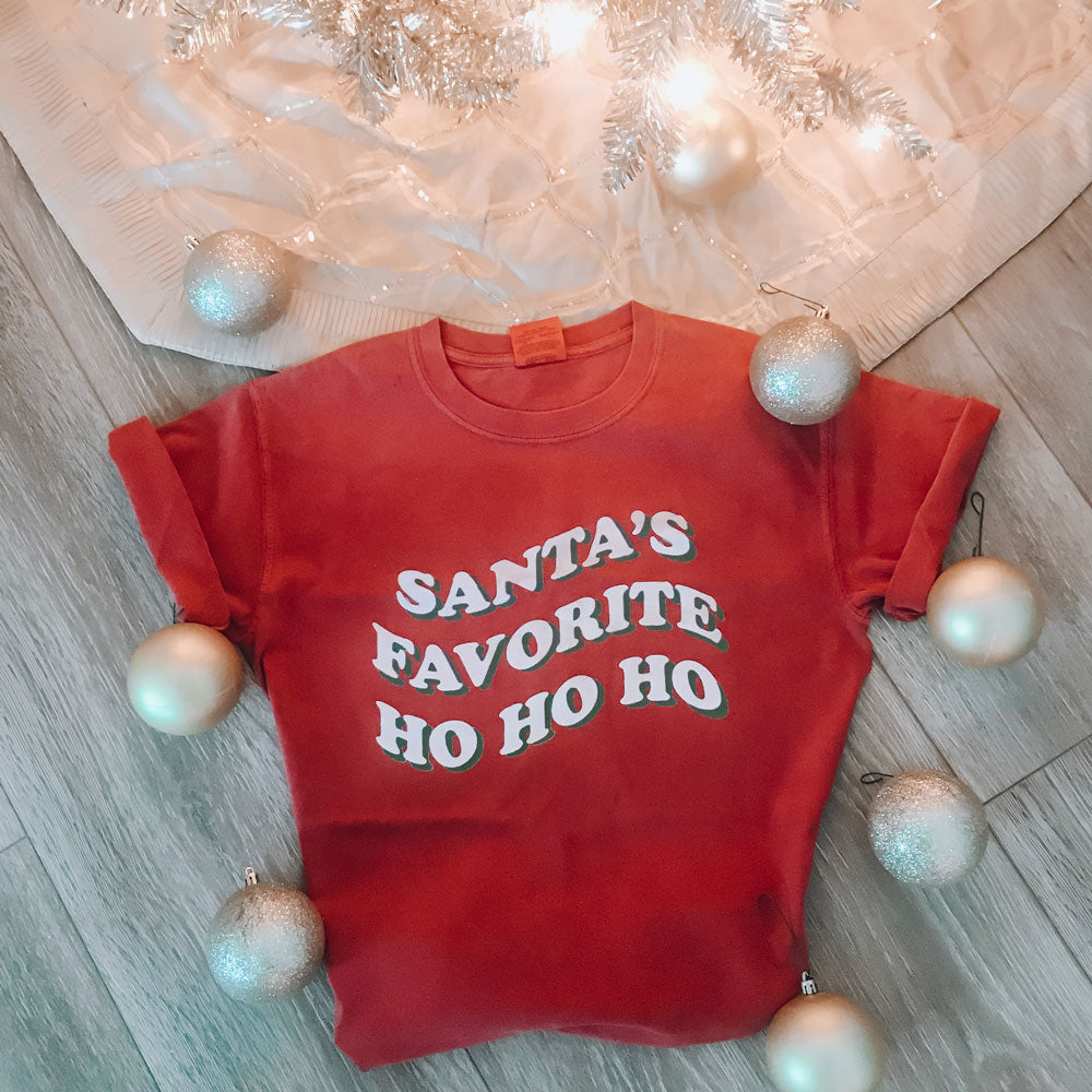 Santa&#39;s Favorite Ho Shirt - Femfetti