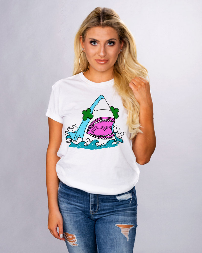 Shamrock Shark Shirt - Femfetti