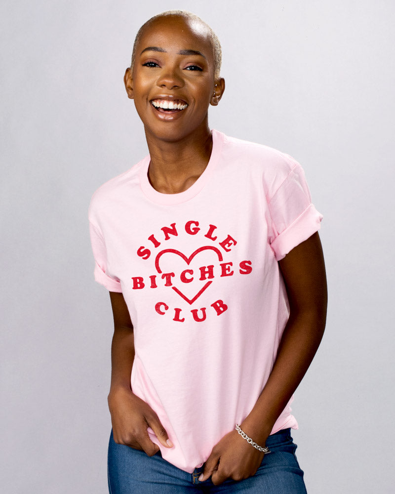 Single Chicks Club Shirt - Femfetti