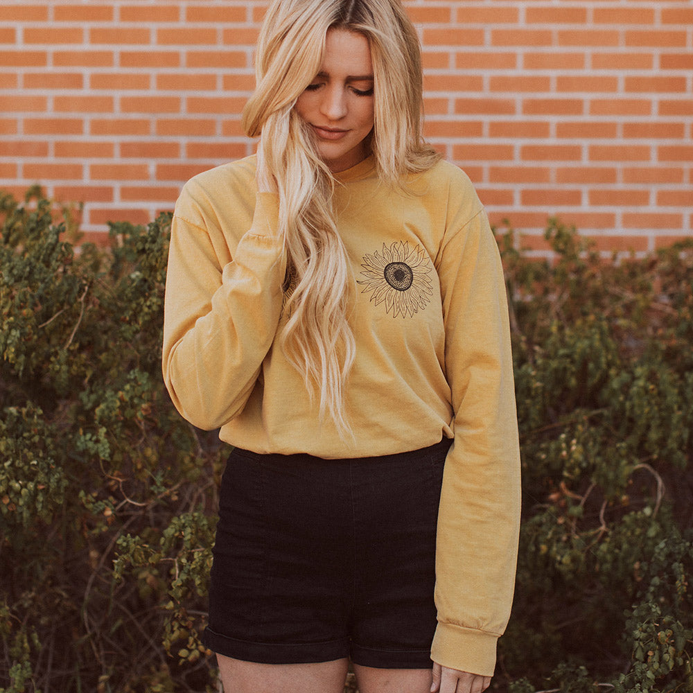 Sunflower Boobs Long Sleeve - Femfetti