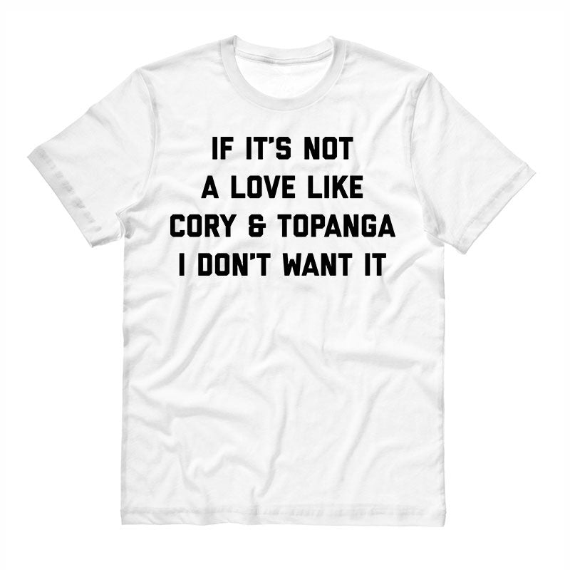 Cory And Topanga Love Shirt - Femfetti