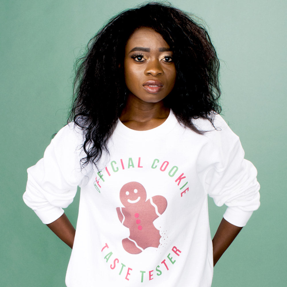 Official Cookie Taste Tester Crewneck Sweatshirt - Femfetti