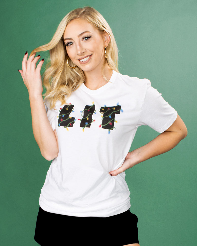 Christmas Lit Shirt - Femfetti