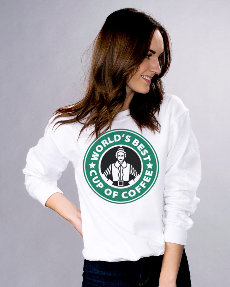 Best Cup of Coffee Sweatshirt - Femfetti