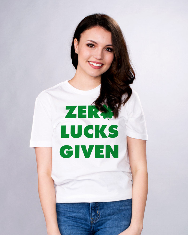 Zero Lucks Given Shirt - Femfetti