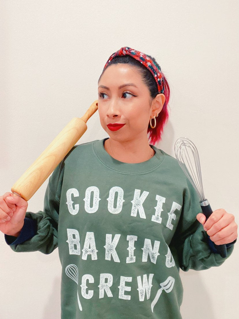 Cookie Baking Crew Crewneck Sweatshirt