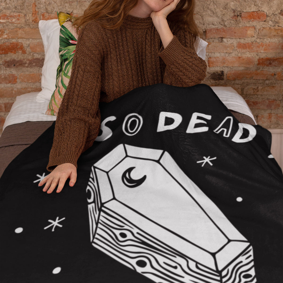 So Dead Inside Throw Blanket