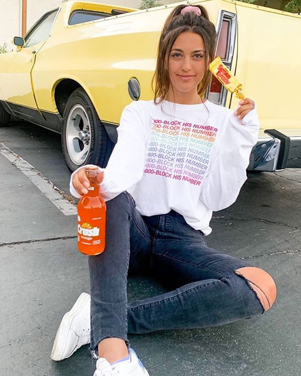 Block His Number Sweatshirt - Femfetti