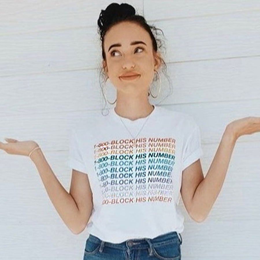 Block His Number Shirt - Femfetti